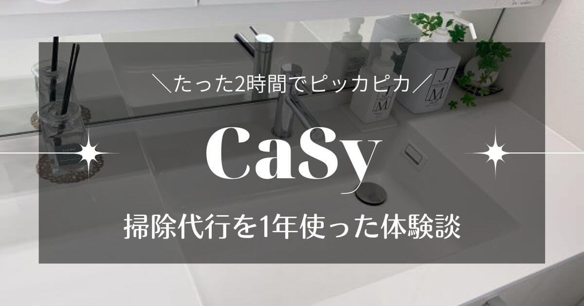 CaSy　カジー　家事代行　掃除　レビュー　体験談